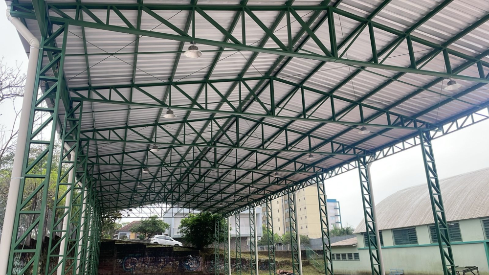 Cobertura Metalica �nibus Sapiranga